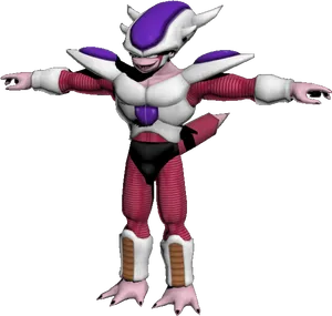 Frieza3 D Model D B Z PNG Image