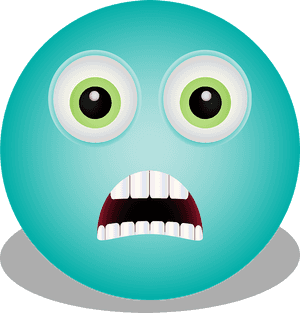 Graphic, Horrified Smiley, Emoji, Smiley, Shocked - Shocked Expression Boy Cartoon, HD Png Download PNG with transparent background