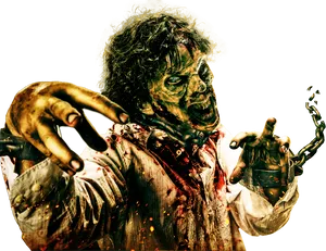 Frightening Zombie Attack PNG Image