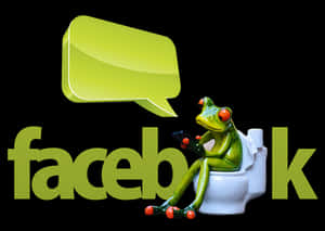 Frogon Toilet Facebook Parody PNG image with transparent background