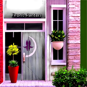 Front Door Planters Png 73 PNG Image