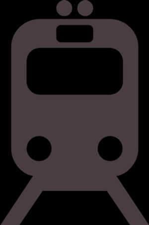 Front View Train Icon PNG image with transparent background