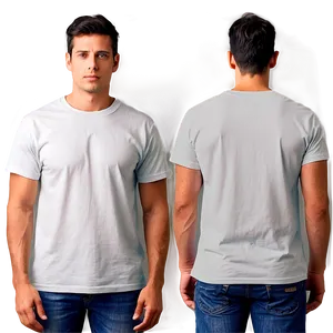 Front View White T-shirt Mockup Png 60 PNG Image