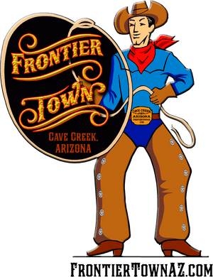 Frontier Town Cowboy Illustration PNG image with transparent background