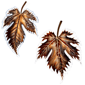 Frostbitten Leaves PNG 06112024 PNG image with transparent background