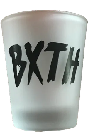 Frosted Glass Shot Cup B X T H PNG Image