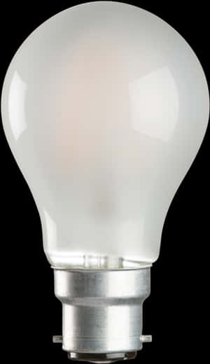 Frosted Incandescent Light Bulb PNG image with transparent background