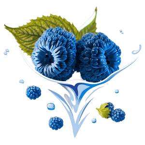 Frosty Blue Raspberry PNG 8 PNG