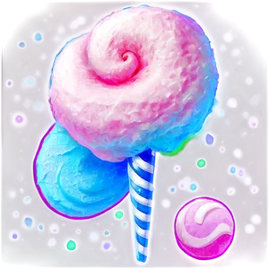 Frosty Cotton Candy Winter Png Dgl92 PNG Image