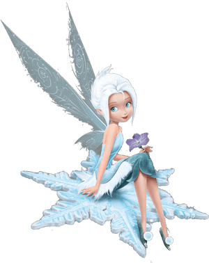 Periwinkle Holding Purple Flower - Disney Fairy Periwinkle, HD Png Download PNG image with transparent background