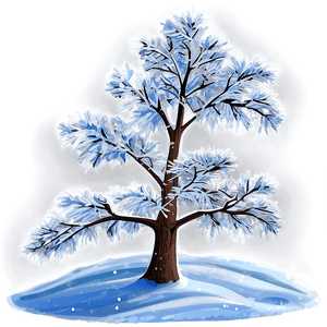 Frosty Snow Tree PNG 59 PNG
