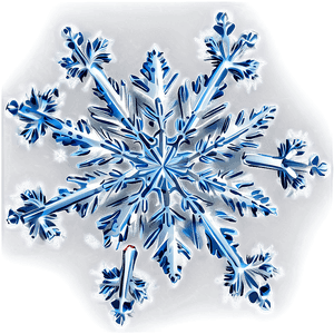 Frosty Snowflake Clipart PNG 05252024 PNG