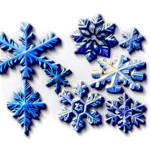 Frosty Snowflakes Pattern Png Tul PNG Image