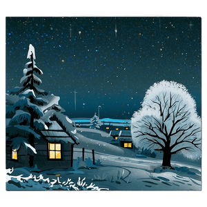 "Frosty Weather Illustration PNG" 06112024 PNG image with transparent background