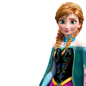 Frozen Anna Character Png Uul PNG Image