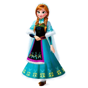 Frozen Anna Winter Outfit Png 35 PNG Image