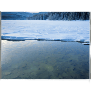 Frozen Lake Scenery PNG xxu14 PNG image with transparent background