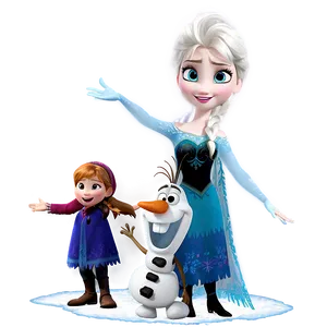 Frozen Movie Characters Png Dyf PNG Image