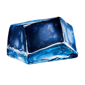 Frozen Water Cube PNG qwc77 PNG image with transparent background