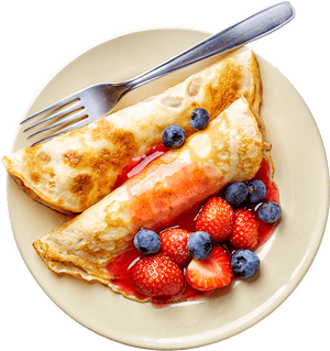 Omelette Png Transparent Image - Transparent Background Png Plate Of Breakfast Transparent, Png Download PNG with transparent background