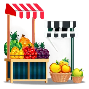 Fruit Shop Stall Png Pid43 PNG Image