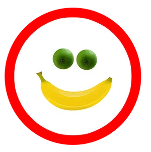 Fruit Smile Traffic Sign PNG Image