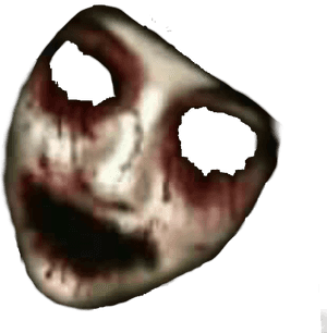 Ftestickers Face Horror Bloody Ghost Scary Creepy Freet - Portable Network Graphics, HD Png Download PNG image with transparent background