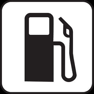 Fuel Pump Icon Symbol PNG image with transparent background