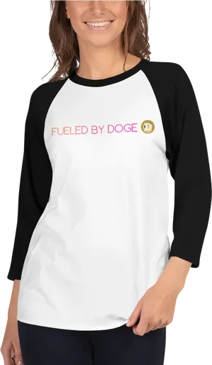 Fueledby Doge Shirt PNG Image