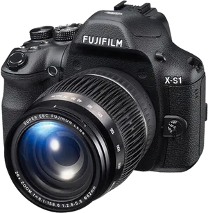 Fujifilm X S1 D S L R Camera PNG Image