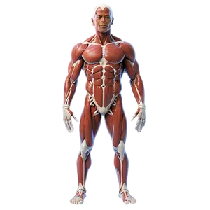 Full Body Muscular System Chart Png Bbf PNG Image