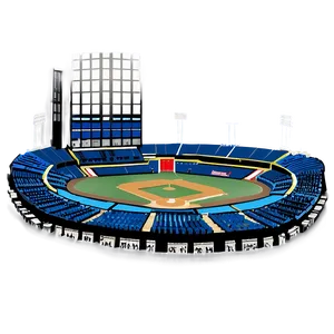 Full House Baseball Stadium Crowd Png Lwu PNG Image