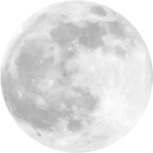 Full Moon Close Up PNG Image