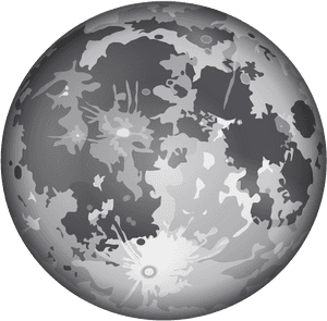Moon Png - Full Moon Vector Png, Transparent Png PNG image with transparent background