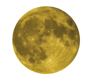 Full Moon Closeup Night Sky PNG Image