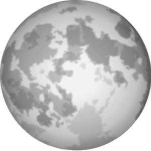 Halloween Bright Full Medium - Full Moon Clipart Black And White, HD Png Download PNG image with transparent background