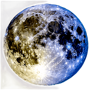 "Full Moon Glow PNG Image" b PNG image with transparent background