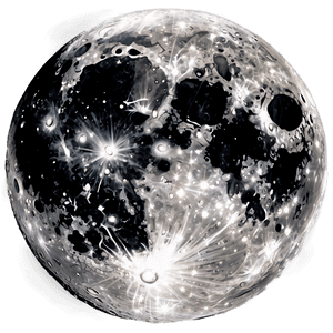 "Full Moon Glow PNG Image" c PNG image with transparent background