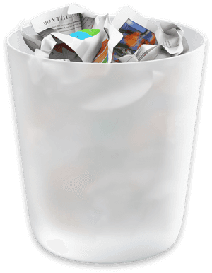 Macintosh Macos Os X Yosemite Trash Computer Icons - Recycle Bin Mac Icon, HD Png Download PNG image with transparent background