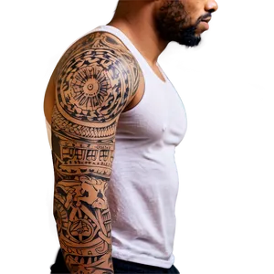 Full Tattoo Sleeve Design Png 32 PNG Image