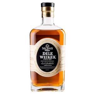 Full Whiskey Bottle Png Gjr63 PNG Image