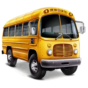 Fun Cartoon Bus Image Png Xjt PNG Image