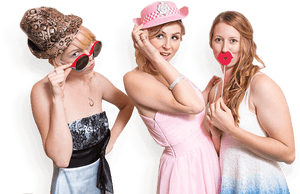 Fun Photo Booth Session PNG image with transparent background