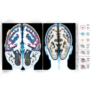 Functional Mri Brain Mapping Png Isf PNG Image