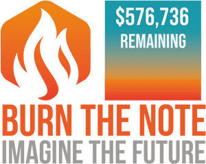 Fundraising Goal Flame Graphic PNG image with transparent background