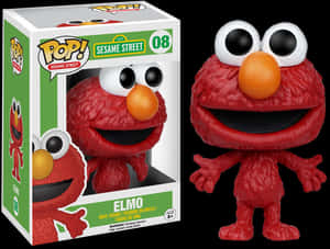Funko Pop Elmo Sesame Street PNG image with transparent background