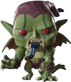 Funko Pop Green Goblin Figure PNG Image