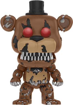 Funko Pop Nightmare Freddy, HD Png Download PNG image with transparent background