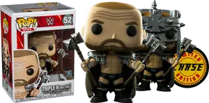 Funko Pop Triple H Skull King Limited Edition PNG Image