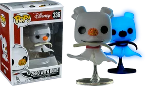 Funko Pop Zero With Bone Collectible PNG Image